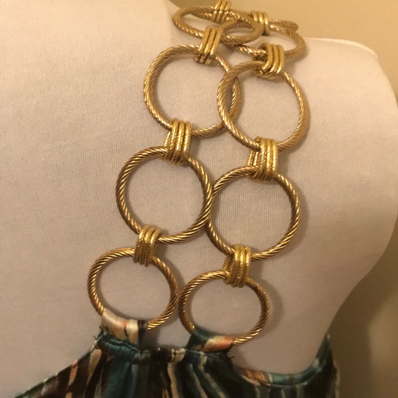 Arden B. Sleeveless Silk halter top - Picture 3 of 4